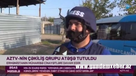 Ağdamda düşmən təxribatı: Jurnalist yaralandı