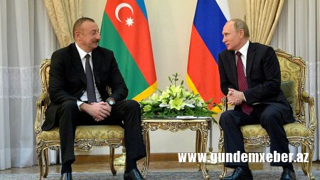 İlham Əliyev Putinlə Türkiyə sülhməramlıları haqda danışdı