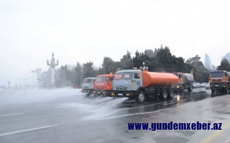 Bakı sakinlərinə geniş dezinfeksiya ilə bağlı XƏBƏRDARLIQ