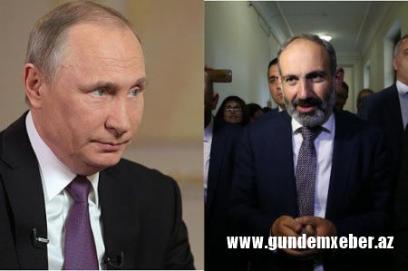 Paşinyan bir saat ərzində iki dəfə Putinə zəng etdi