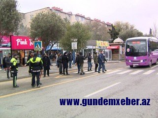 Sumqayıtda polis reyd keçirib, sərnişinlər və sürücülər cərimələnib
