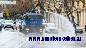 Paytaxt küçələri yenidən dezinfeksiya edilir