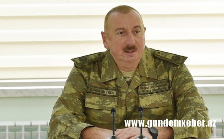 Prezident İlham Əliyev bir qrup hərbçini təltif edib