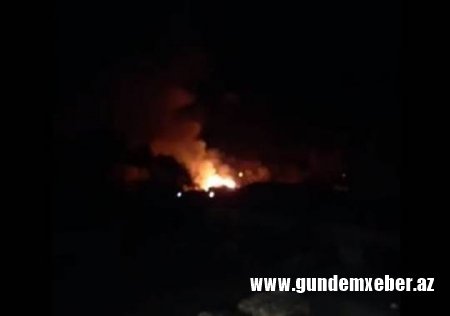 Ermənilər Azəbaycana veriləcək sərhəd ərazilərdəki evləri yandırırlar
