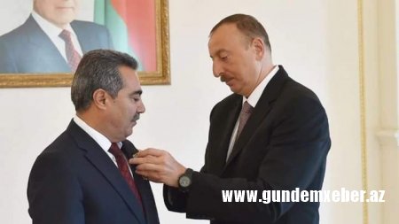 "Vətənə xidmətə görə" ordeni ilə təltif edilib