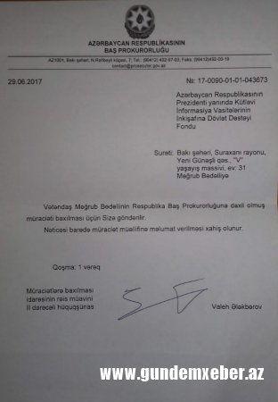 KİVDF -dəki mənimsəməyə prokurorluq niyə göz yumub ?