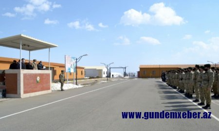 DAŞKƏSƏNDƏ HƏRBİ HİSSƏDƏ NOVRUZ BAYRAMI QEYD OLUNUB -FOTOLAR