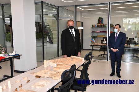 Prezident Bakıda 4 saylı DOST mərkəzinin açılışında (FOTO)