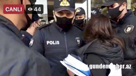 İcra Hakimiyyəti qarşısında aksiya - Video