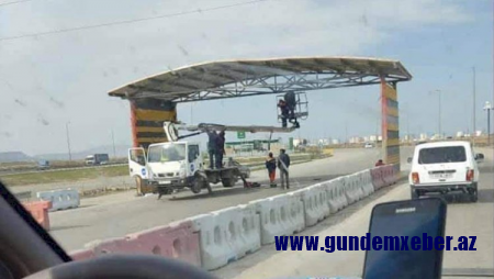 Bakının girişində karantin postları qurulur
