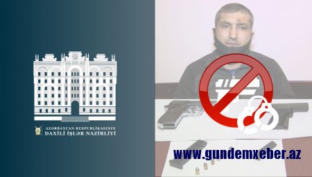 Yasamal rayonunda silahlı insident  törədən şəxs saxlanılıb