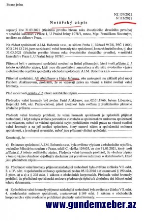 Əli Abdullayevin xarici ölkələrdəki şirkətlərinin siyahısı yenidən açıqlandı