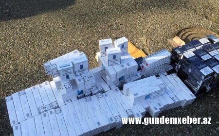 Gömrükçülər İrandan gələn yük avtomobillərində siqaretlər aşkar etdi
