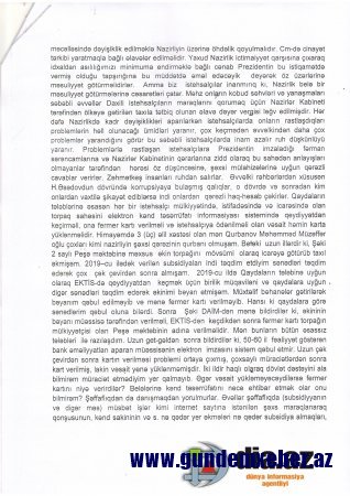 Şəkili fermerlər NAZİRDƏN NARAZIDIR - Müraciət...