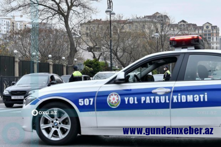 “Saxla” əmrinə tabe olmayan sürücü oğurladığı maşından düşərək qaçıb