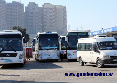 Həftəsonları şəhərlərarası və rayonlararası avtobuslar İŞLƏYƏCƏK