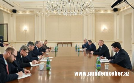 İlham Əliyev Sergey Lavrovu qəbul edib - FOTO