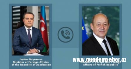 Ceyhun Bayramov fransız həmkarına: Sərhəd məsələsinin şişirdilməsi yolverilməzdir