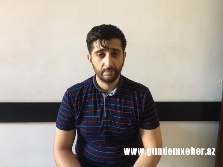 Gəncədə narkotik maddə satan şəxs saxlanıldı - FOTO