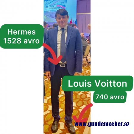 Fuad Muradov ayaqqabı və kəmərə 2300 avro xərcləyib - Foto