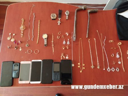 Qubada oğurluqlar edən şəxs saxlanılıb