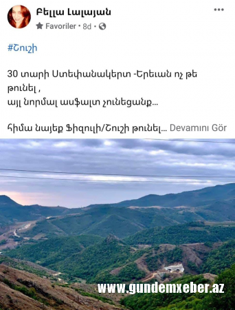 Füzuli-Şuşa tuneli erməniləri heyrətləndirdi - FOTOFAKT