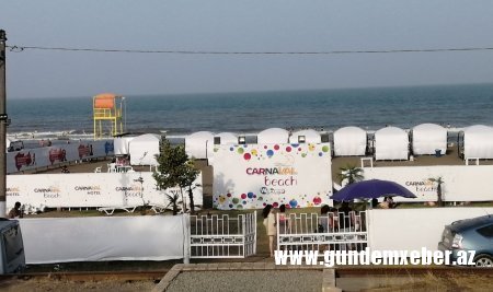 Lənkərandakı “Carnaval-beach” çimərliyində ƏCAİB QAYDALAR... - Özbaşına qalanda BELƏ OLUR...