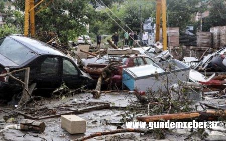 Türkiyədə sel fəlakəti nəticəsində ölənlərin sayı 27-yə çatıb