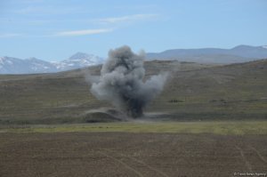Dövlət Sərhəd Xidmətinin hərbi qulluqçusu Zəngilanda minaya düşdü