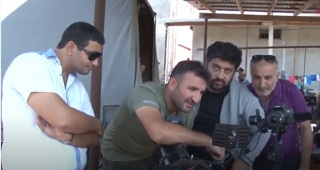 MÜBARİZ filminin Masallı çəkilişləri - VİDEO