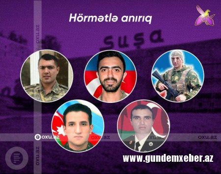 BU GÜN DOĞUM GÜNÜ OLAN ŞƏHİDLƏRİMİZ - FOTOLAR