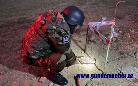 Bakıda top mərmisi tapılıb - FOTO