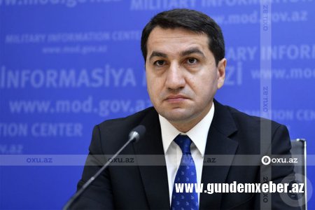 Hikmət Hacıyev: “Sülh müqaviləsinin bağlanmasında iddialıyıq”