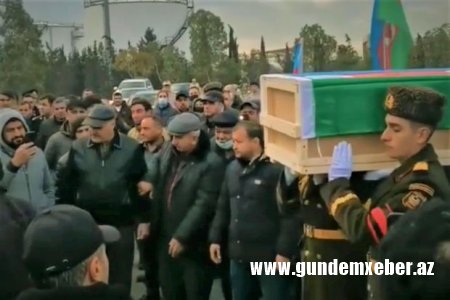 Şəhid leytenant Naxçıvanda dəfn edildi - YENİLƏNİB