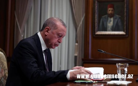 Ərdoğan Türkiyə ilə Azərbaycan arasında təbii qazın tədarükünə dair Anlaşma Memorandumunu təsdiqləyib