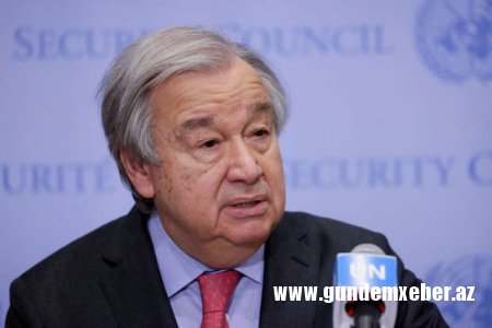 BMT-nin baş katibi Zelenski ilə görüşəcək