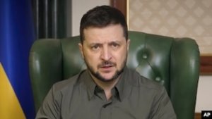 Zelenski Rusiyanın Ukraynanın şərqində daha genişmiqyaslı əməliyyatları ilə bağlı xəbərdarlıq edib