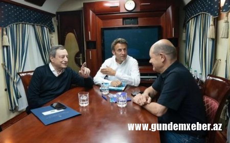 Almaniya, Fransa və İtaliya liderləri Ukraynada səfərdədirlər