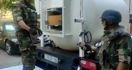 Bakıda 4 ədəd partlayıcı aşkarlanıb - Video