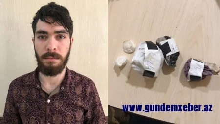 Bakıda binaların girişlərində quraşdırılan poçt qutularında satmaq üçün narkotik maddə gizlədən şəxs tutulub