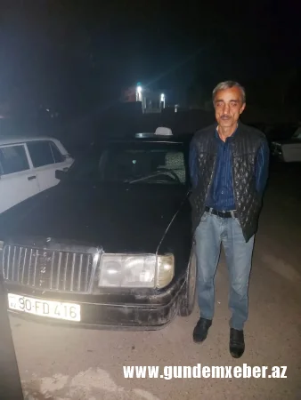 Narkotik vasitə istifadə edən taksi sürücü saxlanılıb