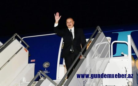 Prezident İlham Əliyevin Soçi şəhərinə işgüzar səfəri başa çatıb