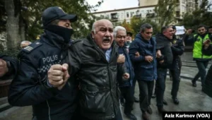 Müsavat Partiyası İran Səfirliyi qarşısında etiraz aksiyasına cəhd edib