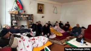 Ağdaş rayonunda 4 fəal siyasi məhbuslara azadlıq tələbi ilə keçirilən aclıq aksiyasına qoşulub