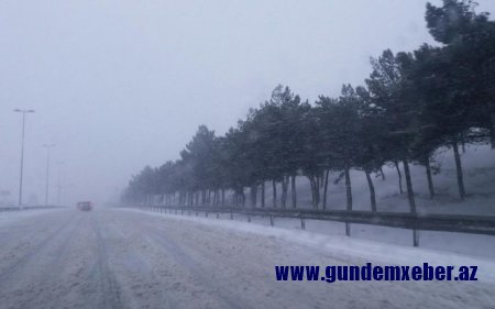 Bakıya sulu qar, rayonlara qar yağacaq – Sabahın hava proqnozu
