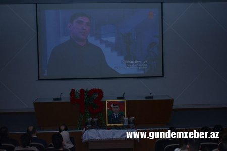 Şəhid polkovnik-leytenanta həsr olunan filmin təqdimatı keçirildi