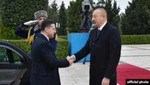Azərbaycan və Ukrayna prezidentləri beynəlxalq platformalarda əməkdaşlıq məsələlərini müzakirə edib