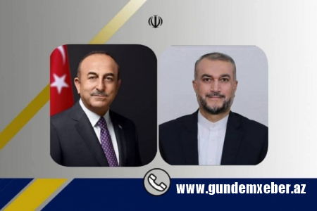 Çavuşoğlu və Abdullahian İran-Azərbaycan münasibətlərini müzakirə edib