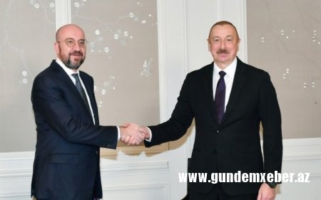 İlham Əliyev Şarl Mişeli Laçın yolu ətrafındakı vəziyyət barədə məlumatlandırıb