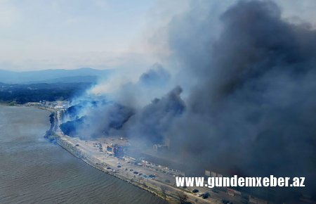 Cənubi Koreyada güclü təbii yanğın onlarla evi məhv edib